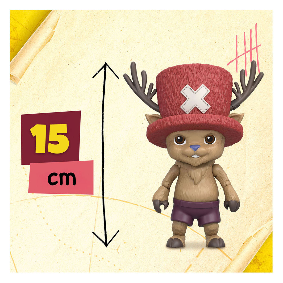 Moose toys one piece actie figuur chopper