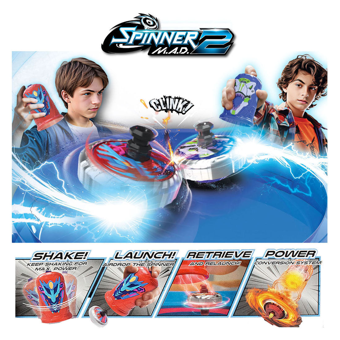 Spinner mad 2 enkele verpakkingen assorti