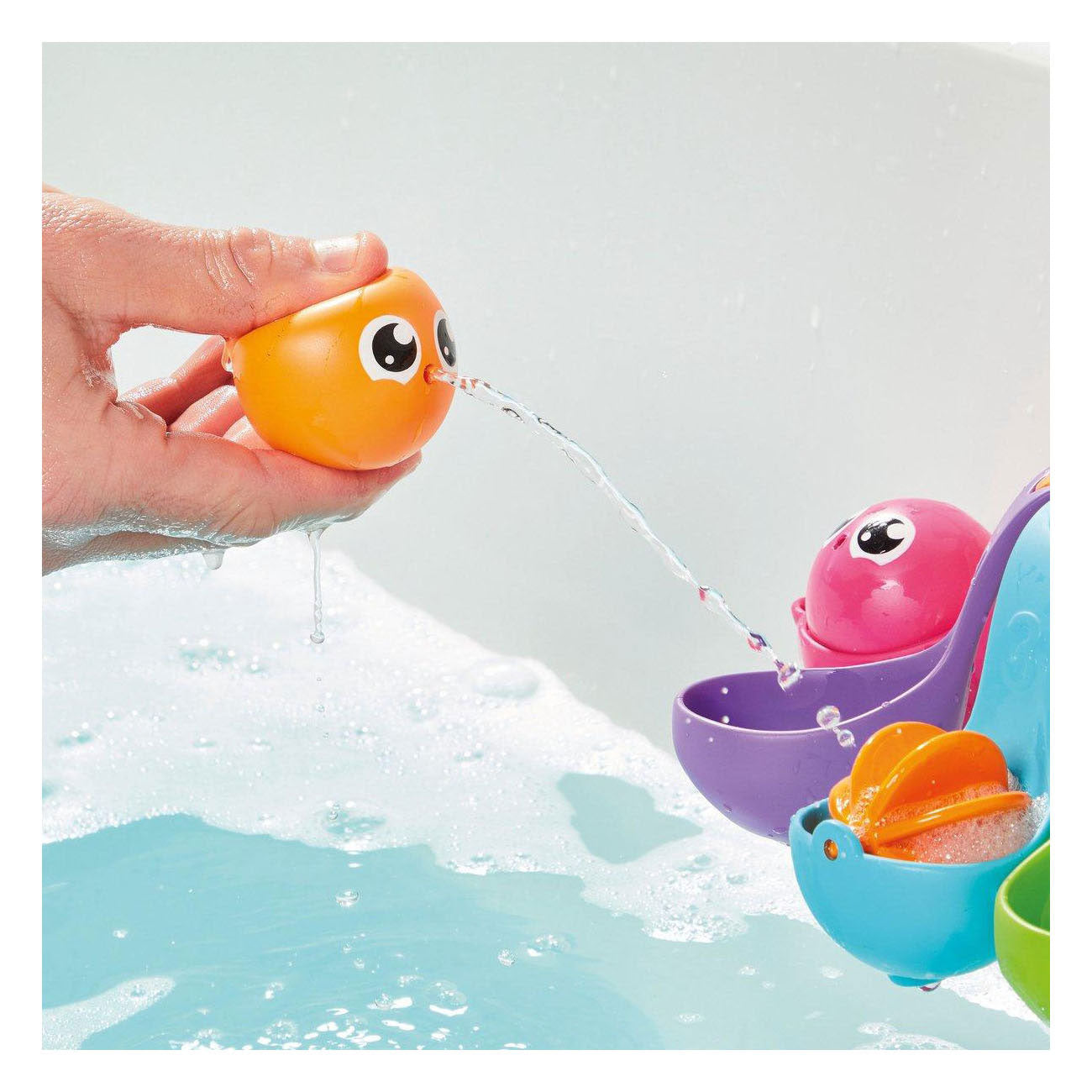 7-in-1 activiteitenoctopus voor in bad