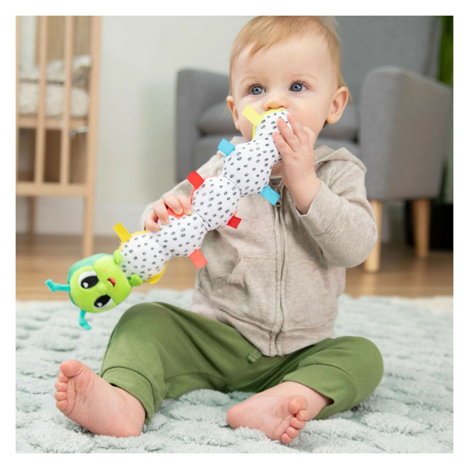 Lamaze fidget leuke rups knuffel