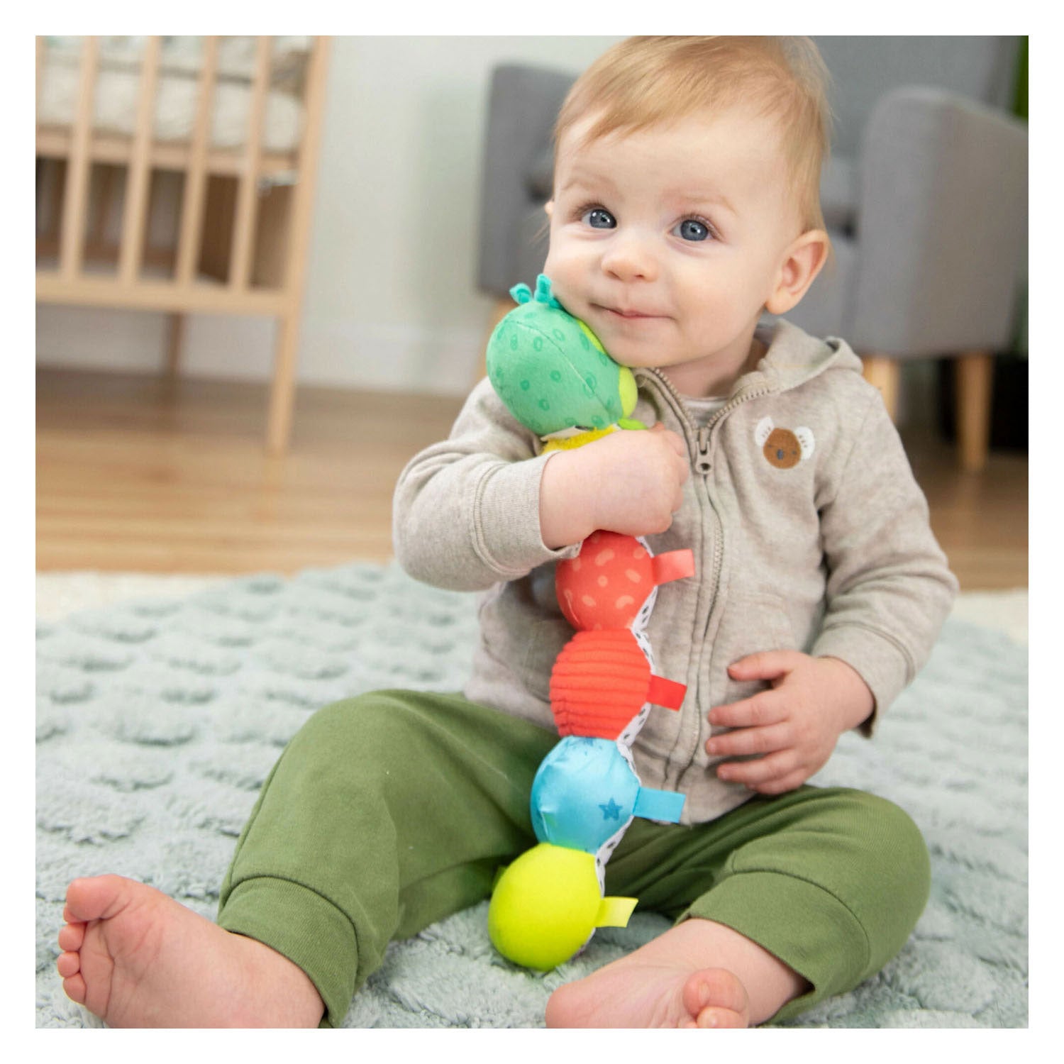 Lamaze fidget leuke rups knuffel