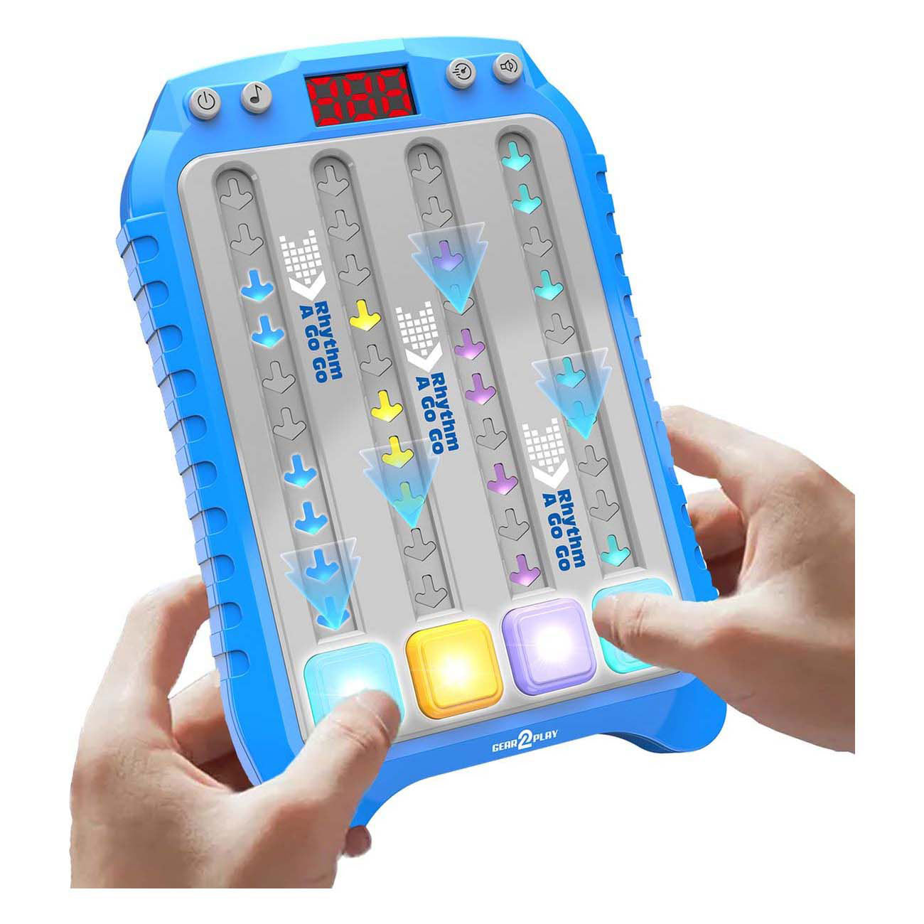 Gear2play ritme en volg het ritme spel blauw