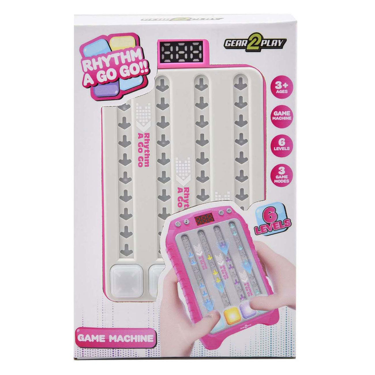 Gear2play ritme en volg het ritme spel roze