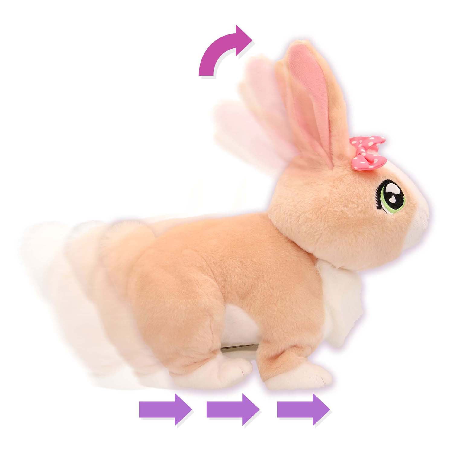 Imc toys club petz betsy browny konijn interactieve knuffel