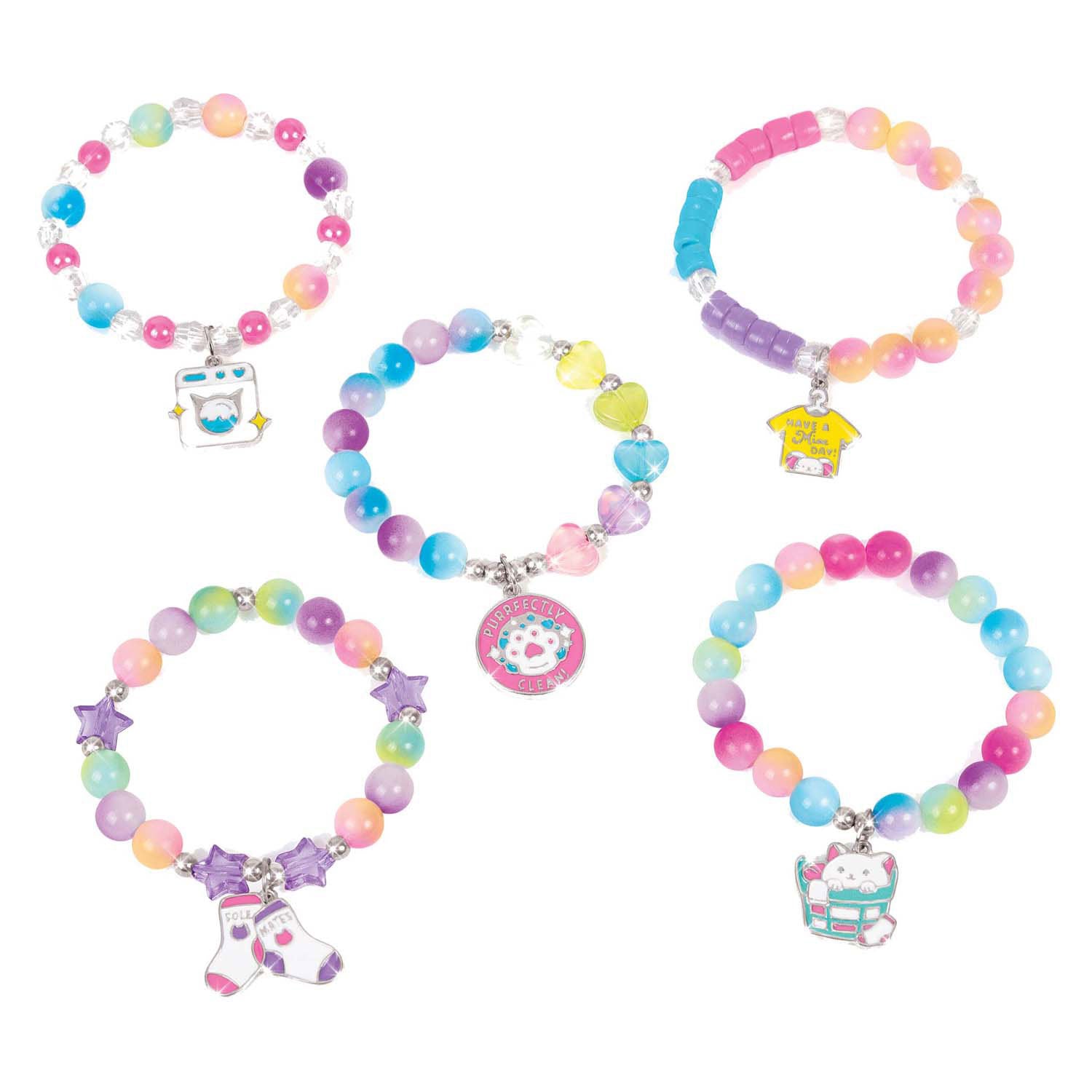 Make it real purr-fect wash 'n bead armbanden maken