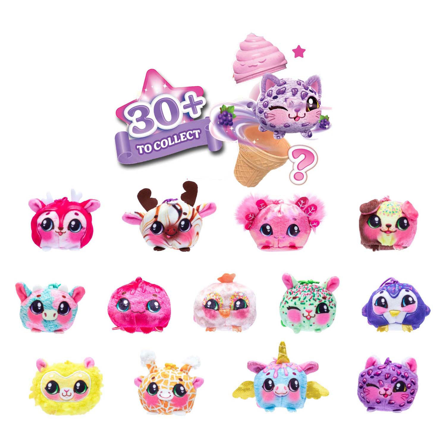 Cookeez makery yum yumz verrassing knuffel, 2-pack