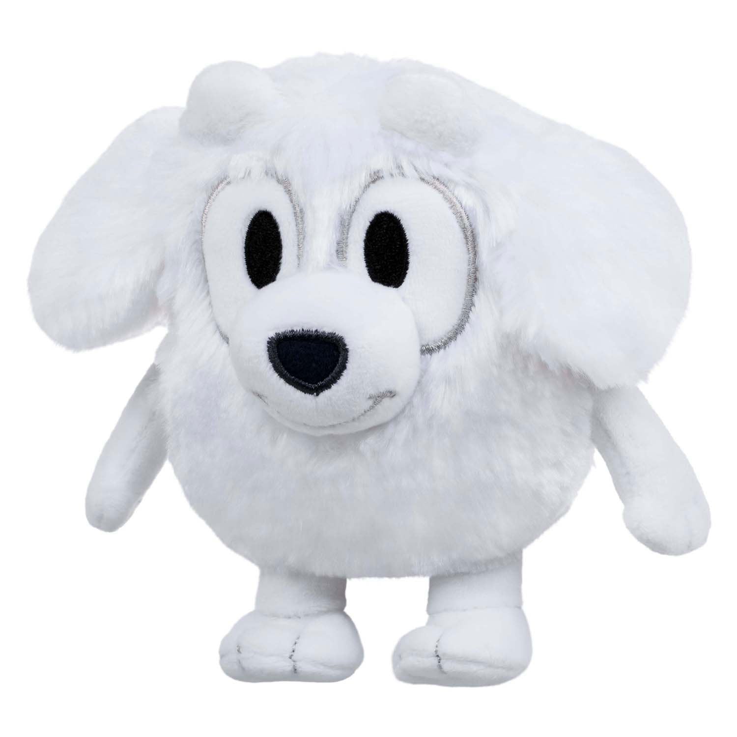 Elandspeelgoed knuffel pluche blauw lila, 15cm