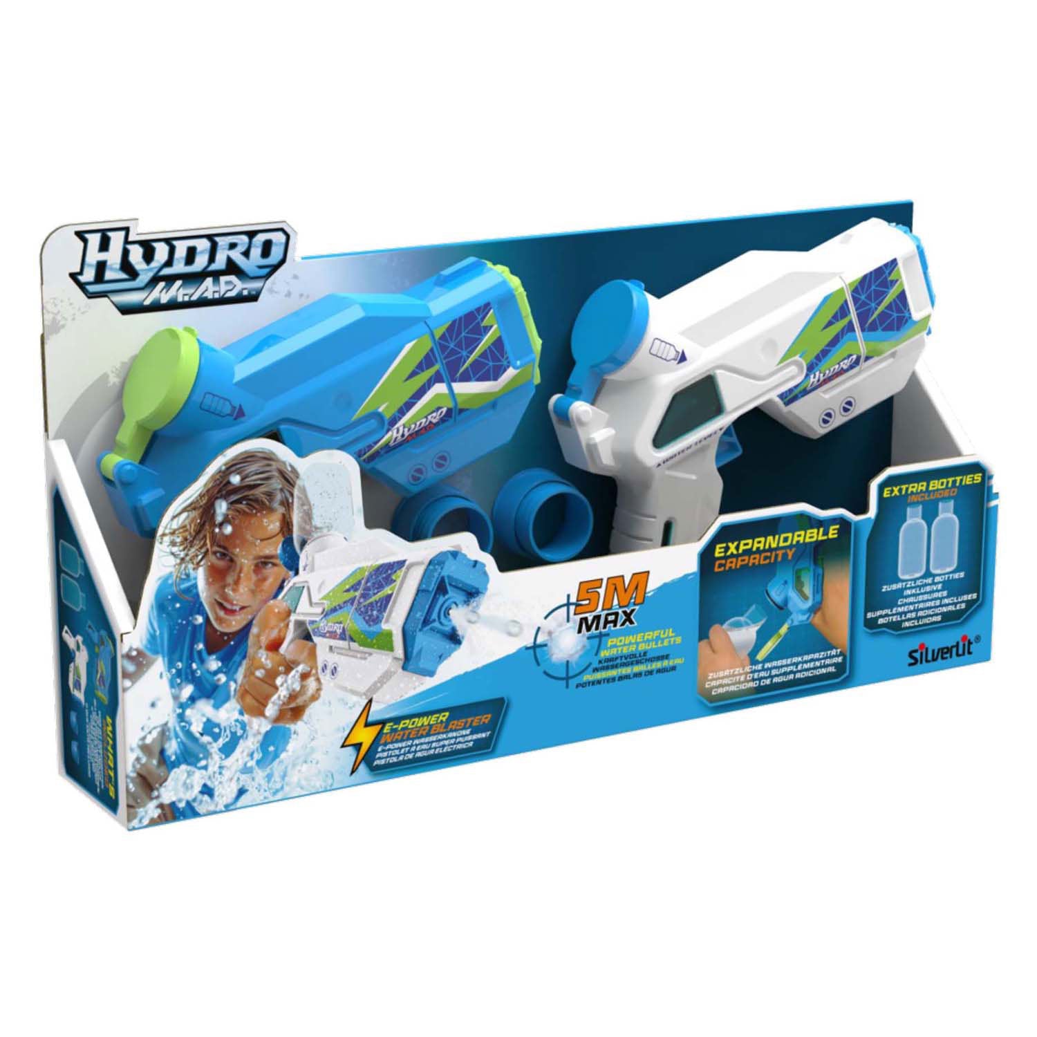 Silverlit hydro mad - mini waterpistool 2-pack