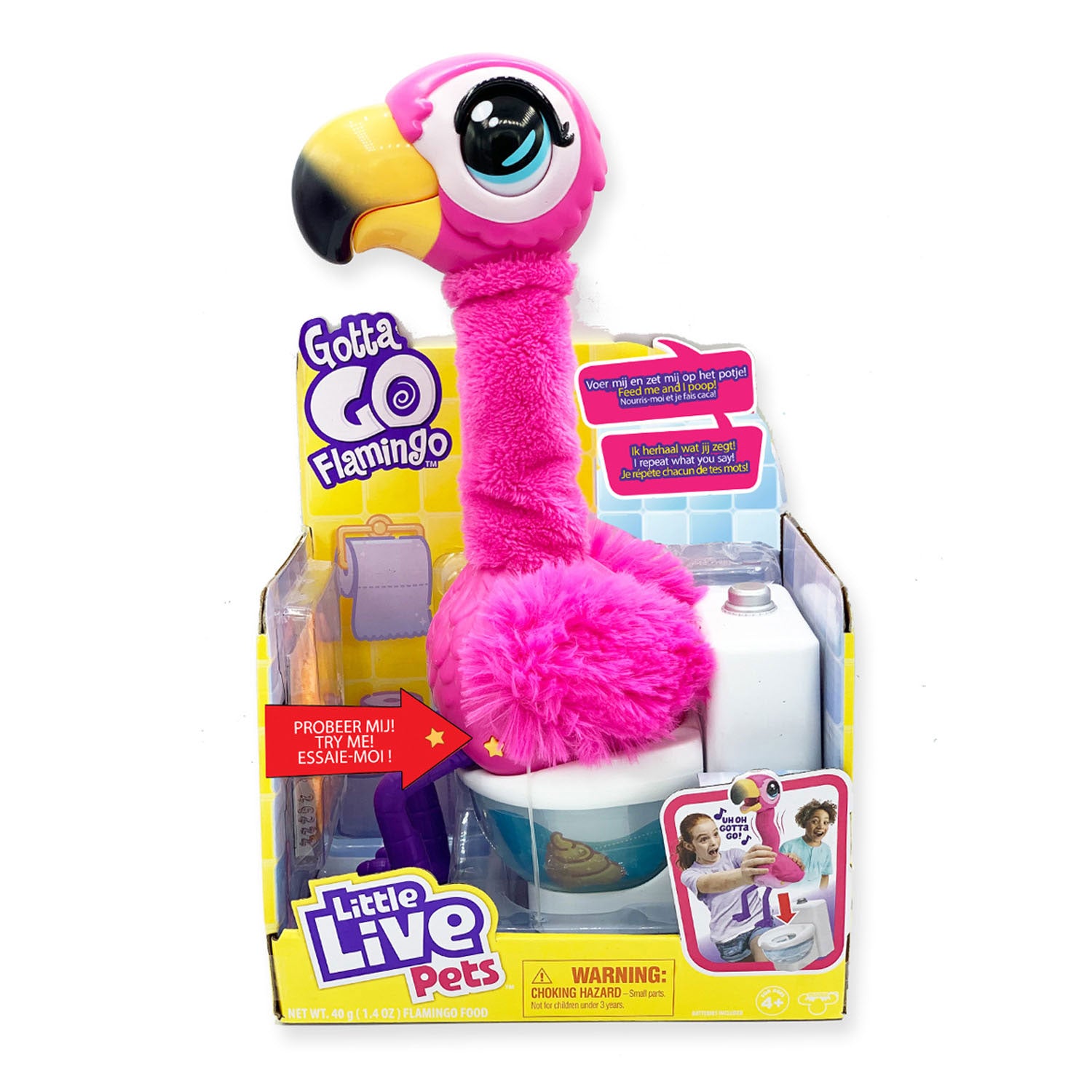 Spectron gotgo flamingo interactieve knuffel