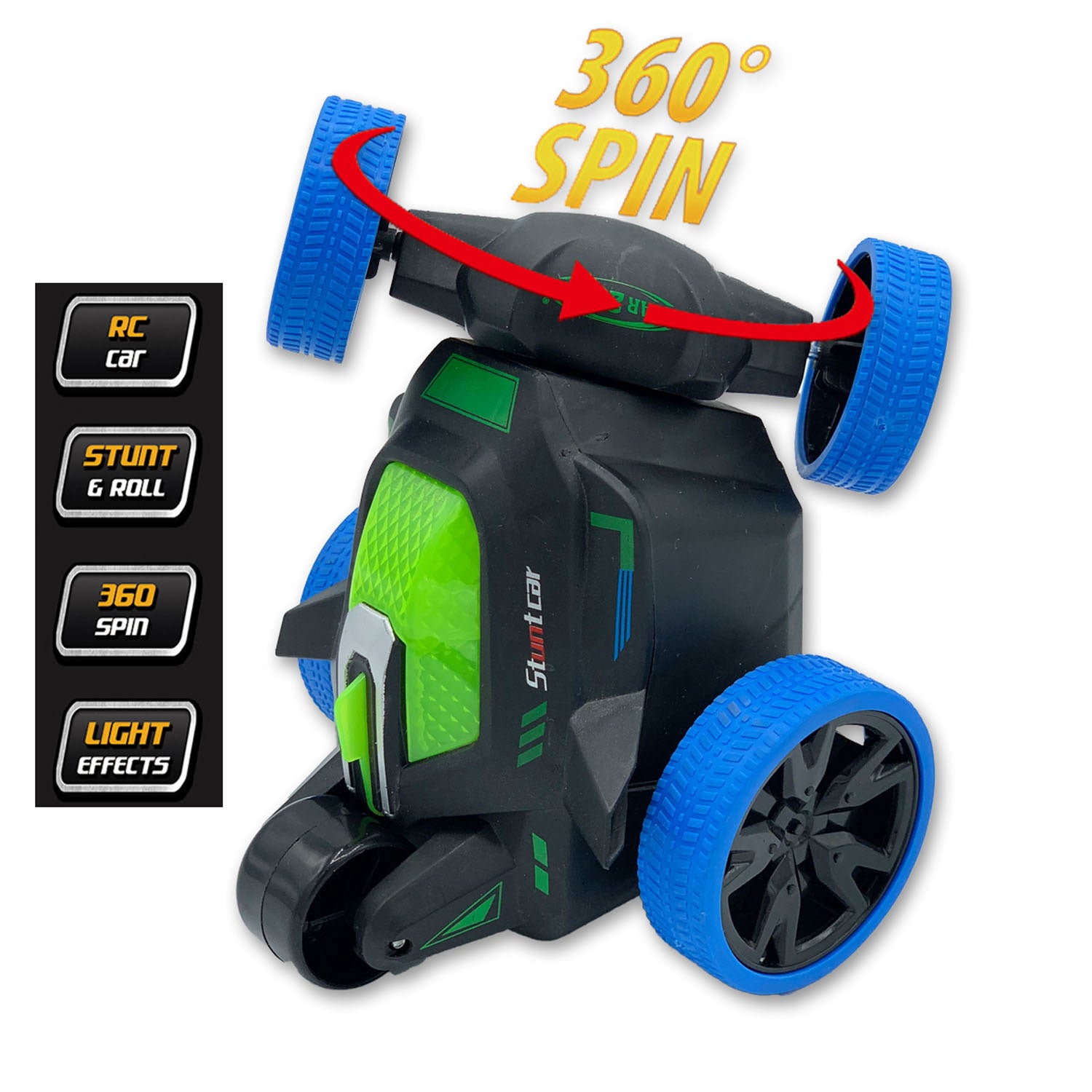 Gear2Play RC Stuntrol Bestuurbare Auto Blauw