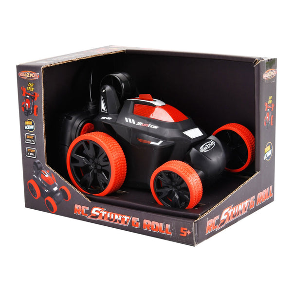 Gear2play rc stunt roll stuntauto - rood