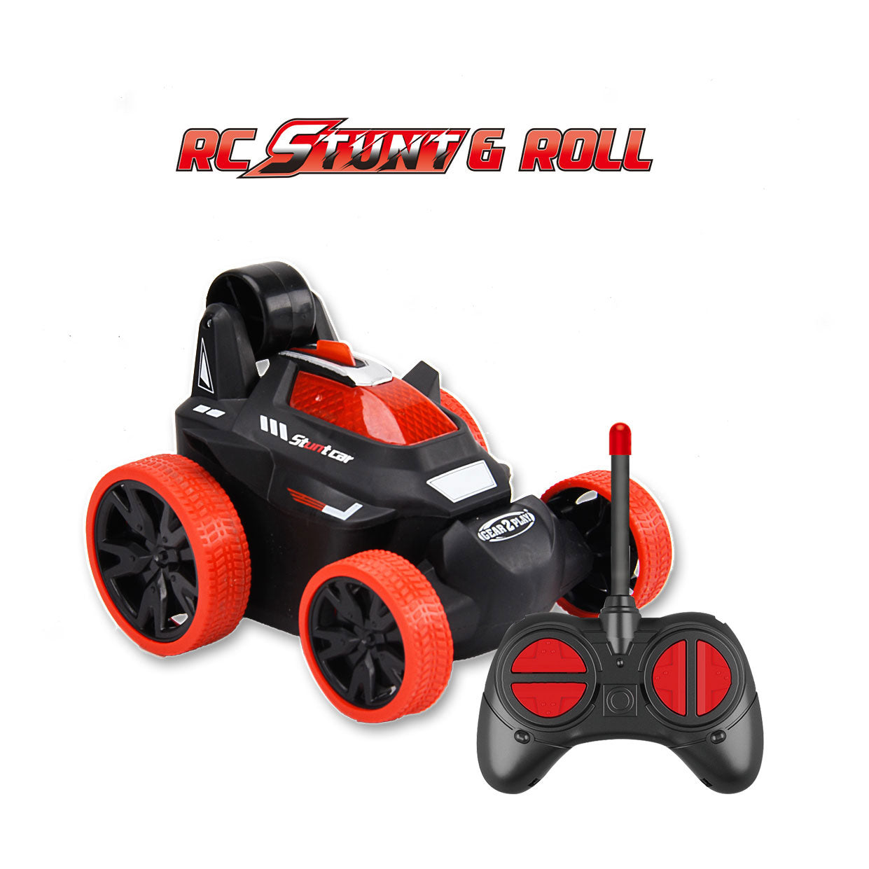 Gear2Play RC Stuntrol Bestuurbare Auto Rood