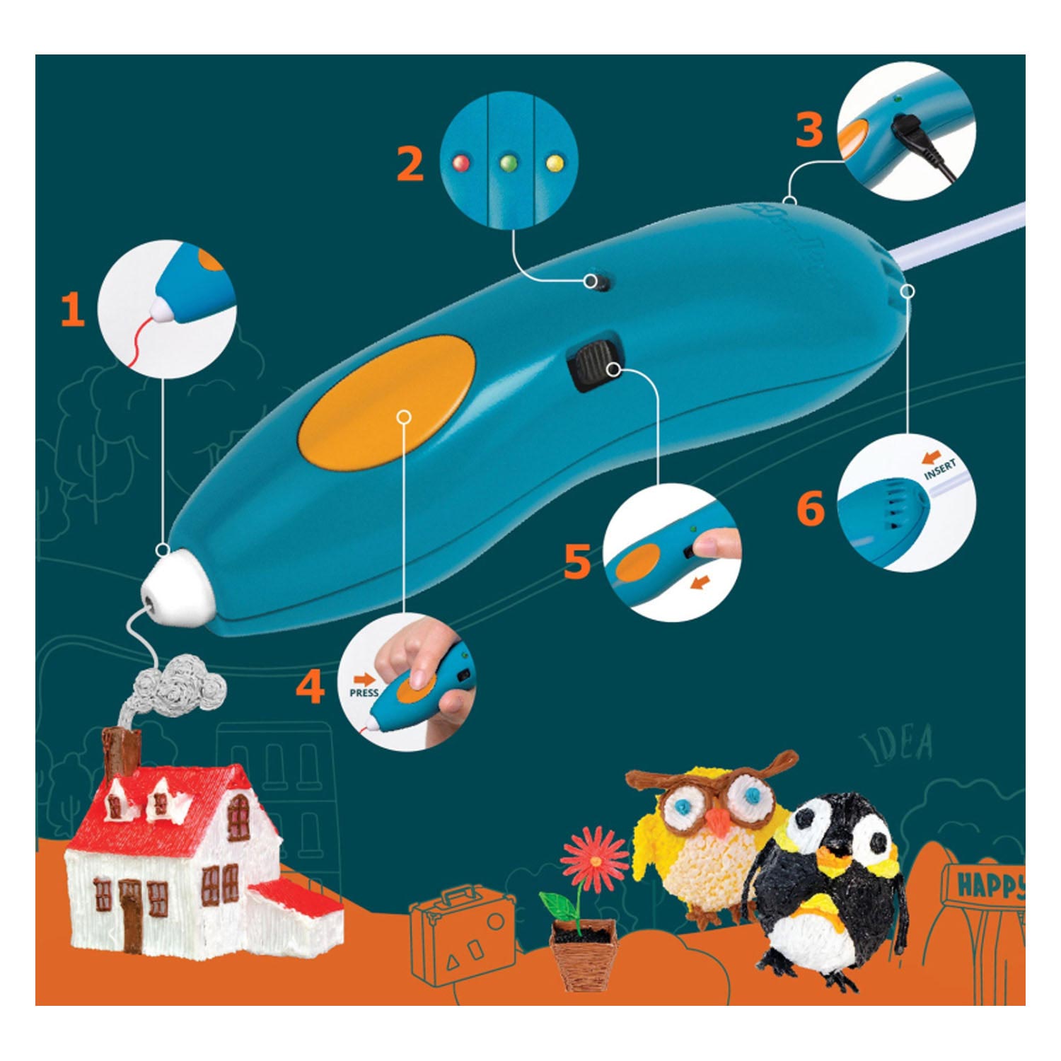 Spectron 3doodler start + essentiële 3D-pen