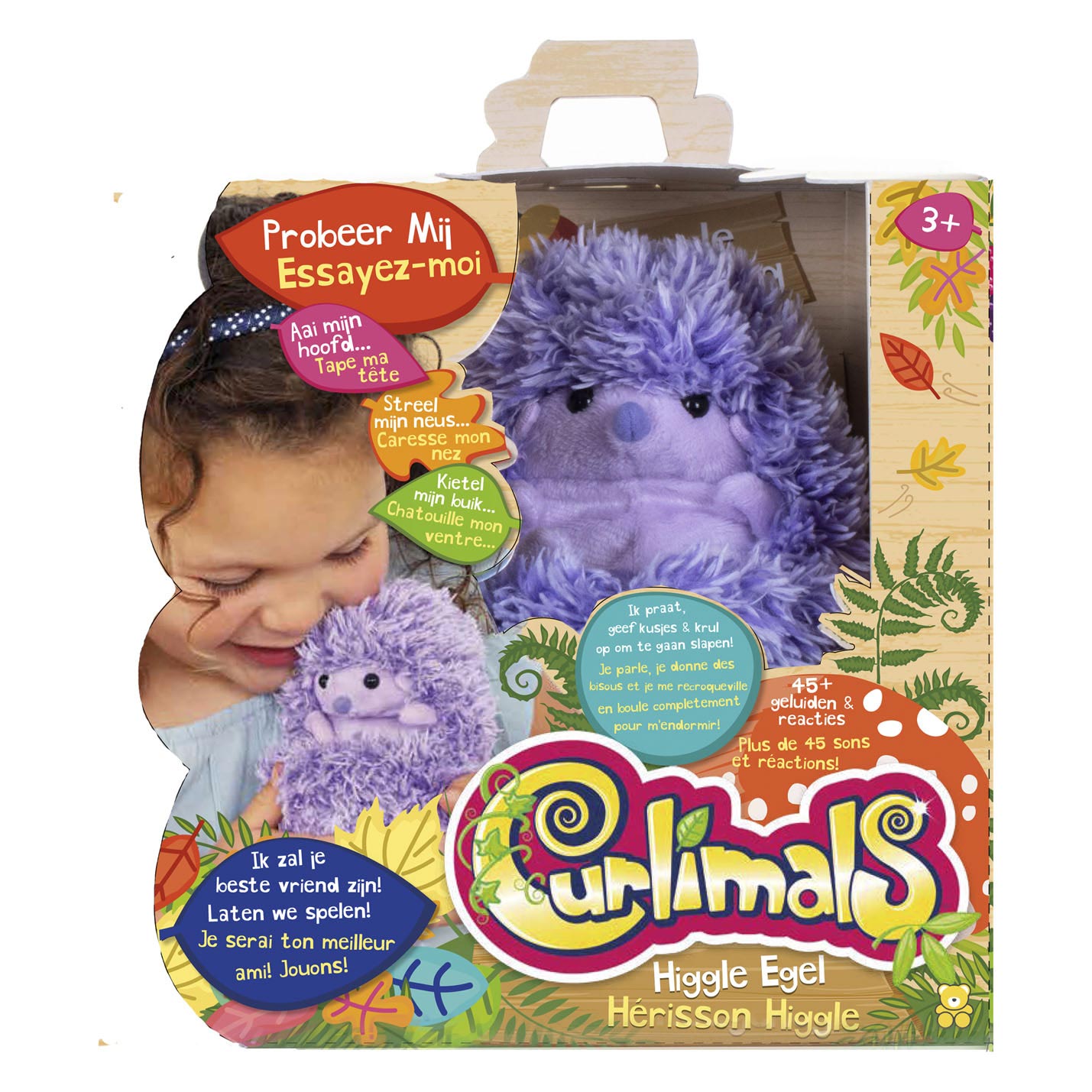 Curlimals Egel Interactieve Knuffel