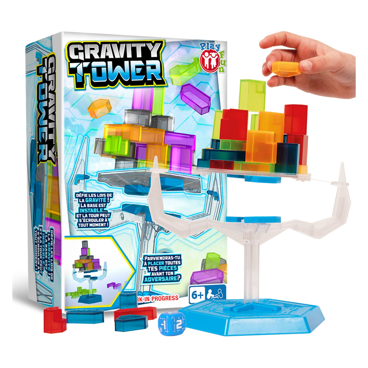 Spectron gravity tower balansspel