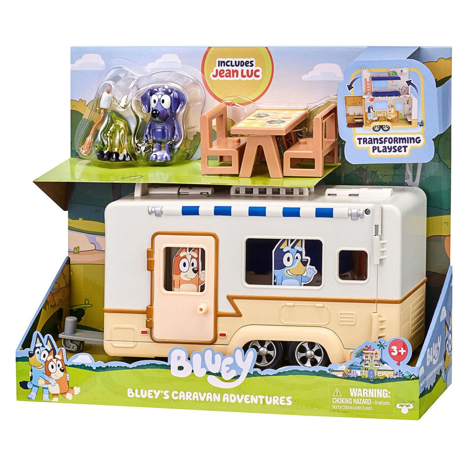 Moose toys bluey kampeeravonturen speelset