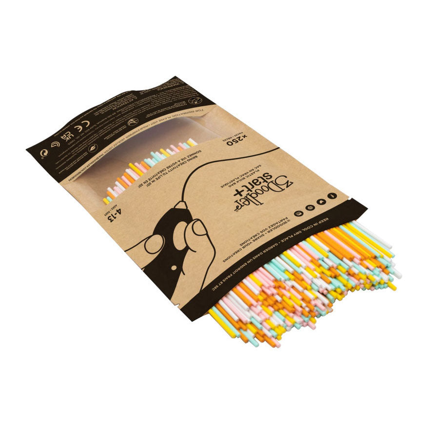 Spectron 3doodler navulverpakking 250 staafjes - vuurijs