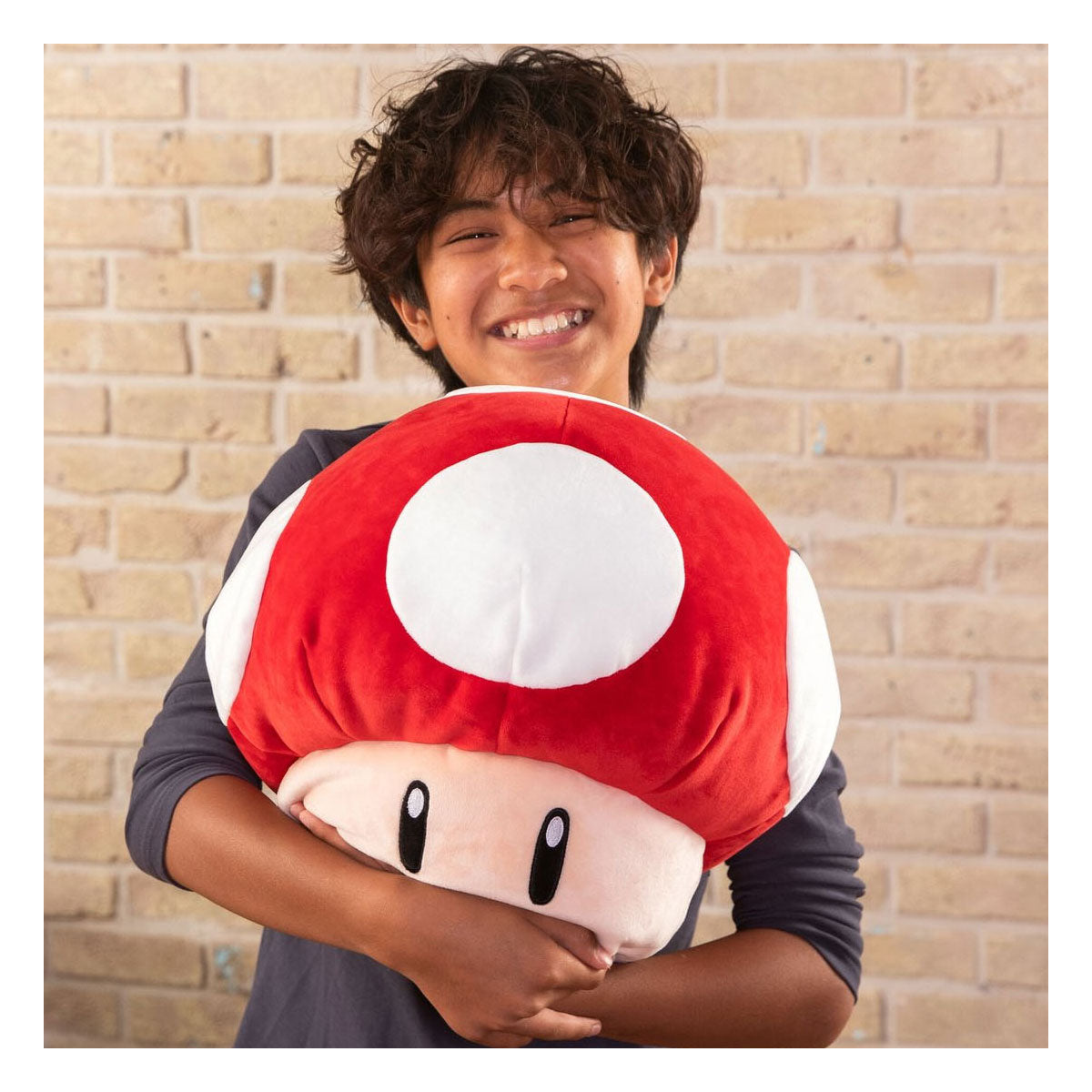 Tomy mocchi mocchi mega super mario paddestoel pluchen knuffel