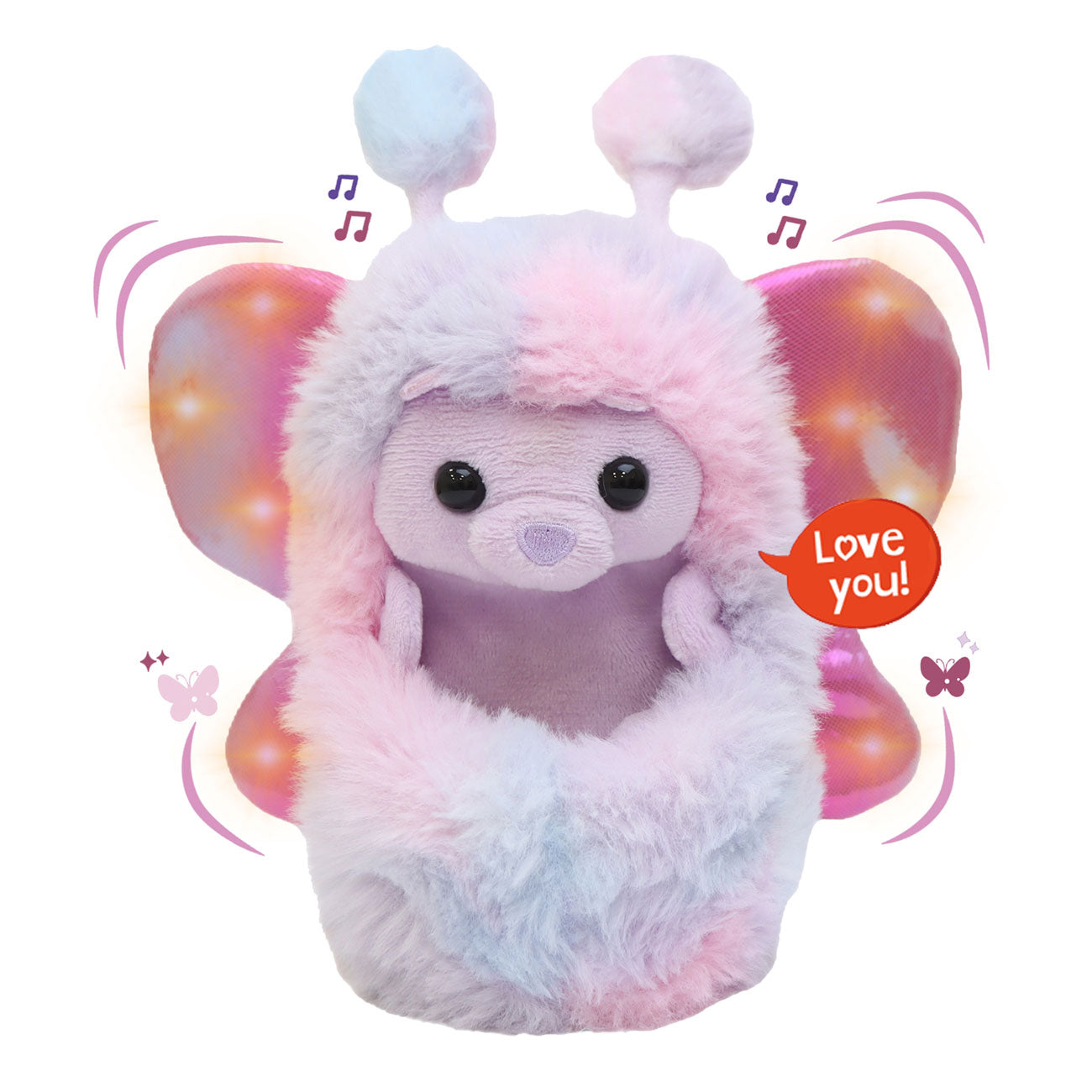 Curlimals Flutter Wonders Roze Interactieve Knuffel