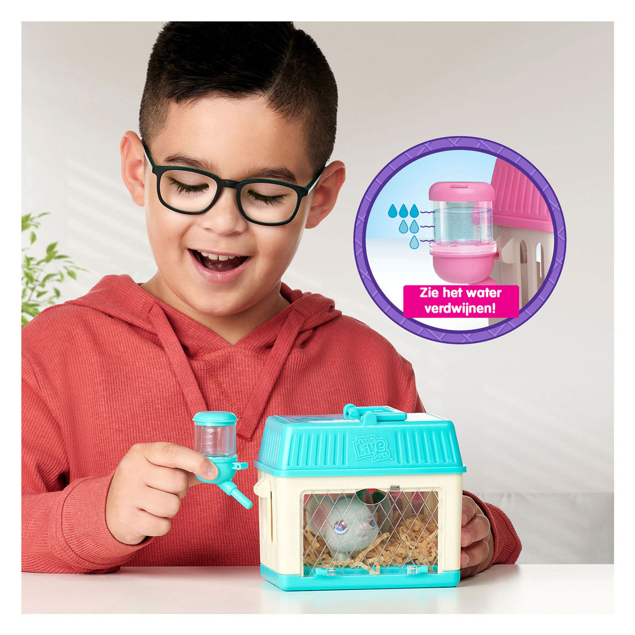 Elandspeelgoed kleine levende huisdieren mama verrassing mini speelmuisfiguur