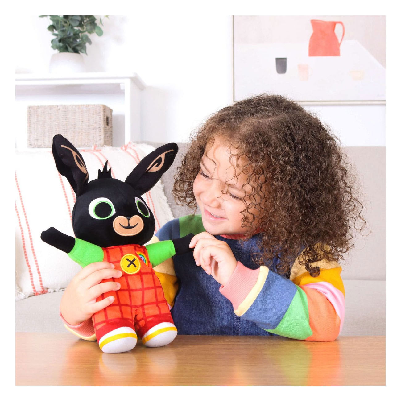 Spectron pratende regenboog bing knuffel