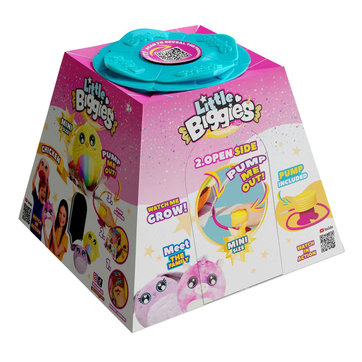 Spectron little biggies hamburger opblaasbare knuffel