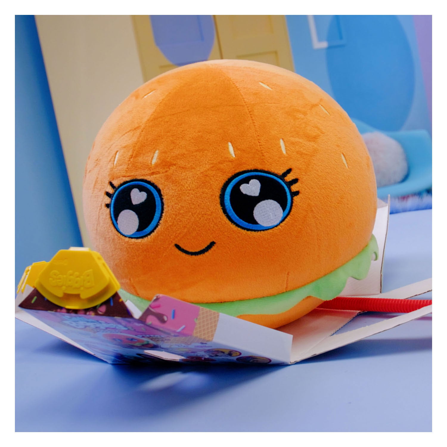 Spectron little biggies hamburger opblaasbare knuffel