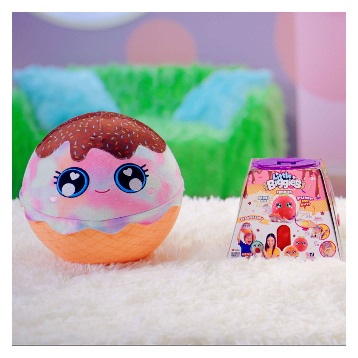 Little Biggies Ijs Opblaasbare Knuffel