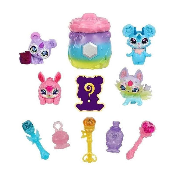 Moose Toys Mixies Mixlings Collector's Cauldrons Magic Rainbow, 5-Pack