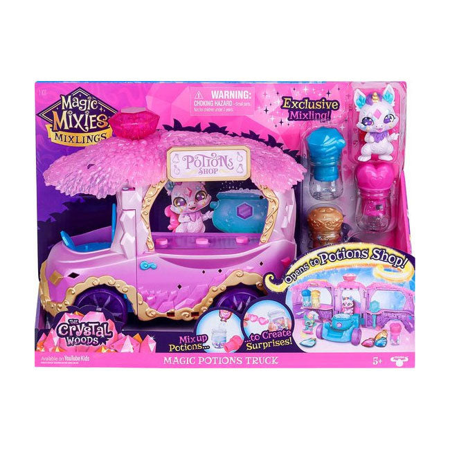 Moose Toys Magic Mixies Mixlings Collector's Cauldrons Magic Potion Vehicle Crystal Woods Series 3