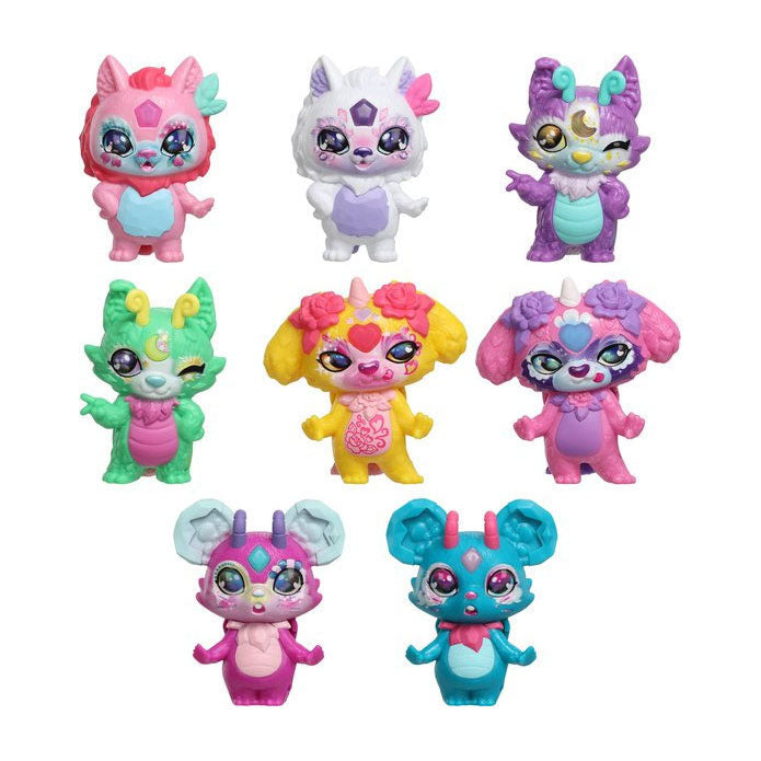 Moose Toys magic mixies mixlings bruis en ontdek ketel crystal woods serie 3, 2-pack