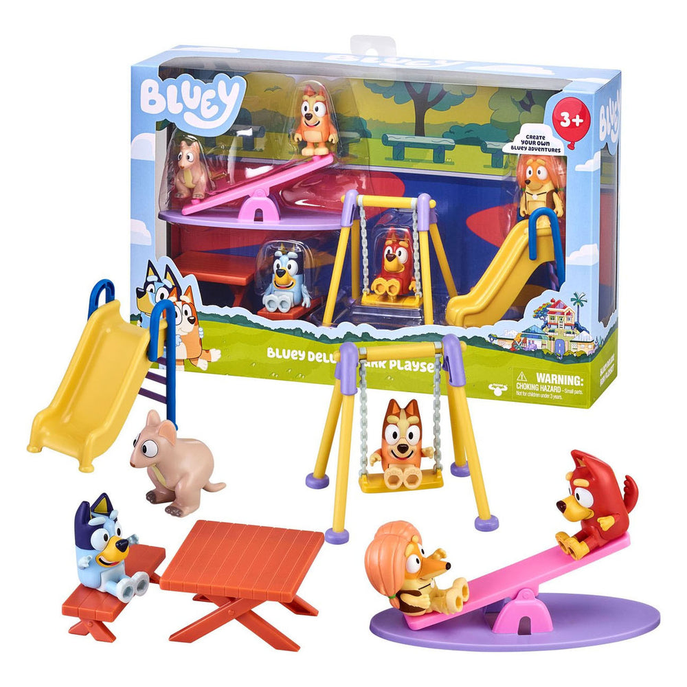 Moose Toys Bluey Playground Deluxe Playset