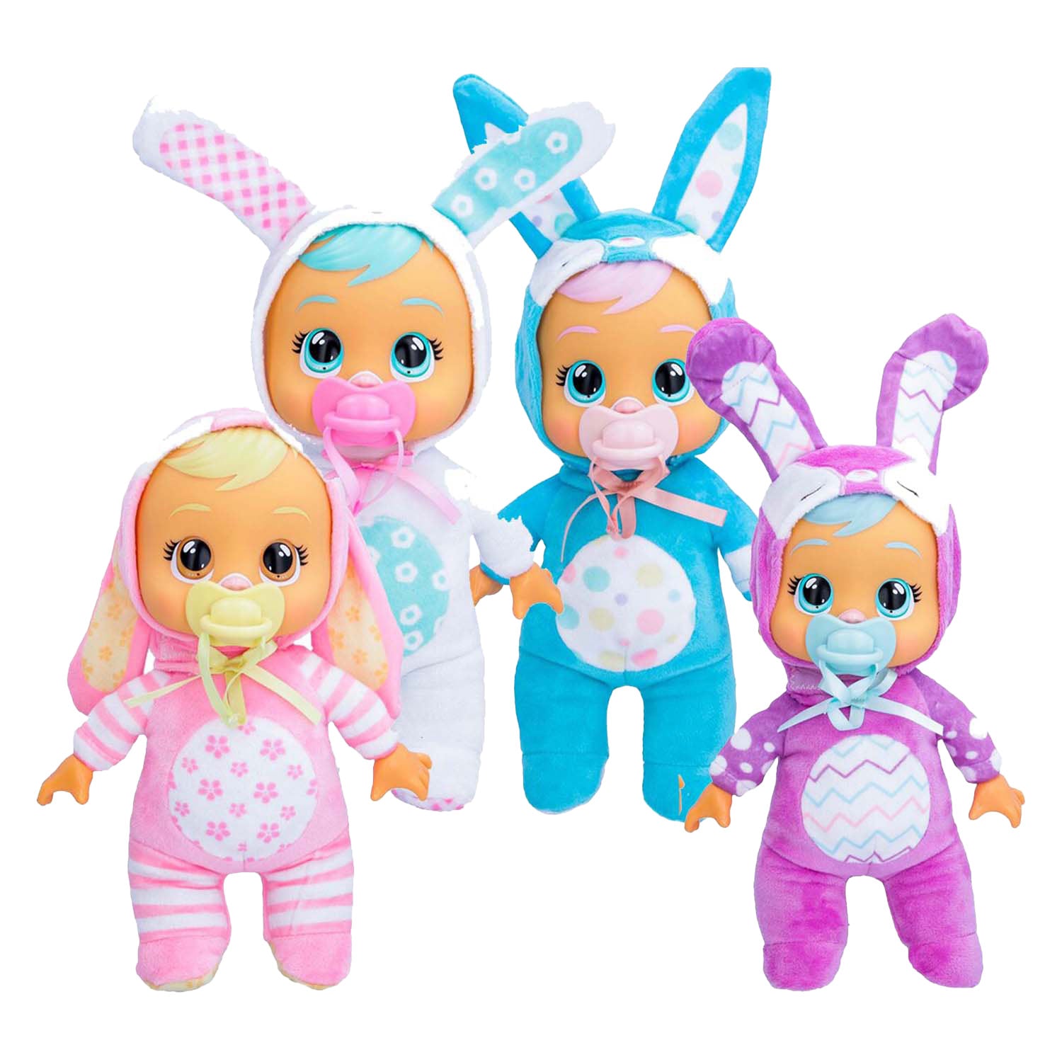 Spectron huilbaby's kleine knuffelkonijntjes babypop