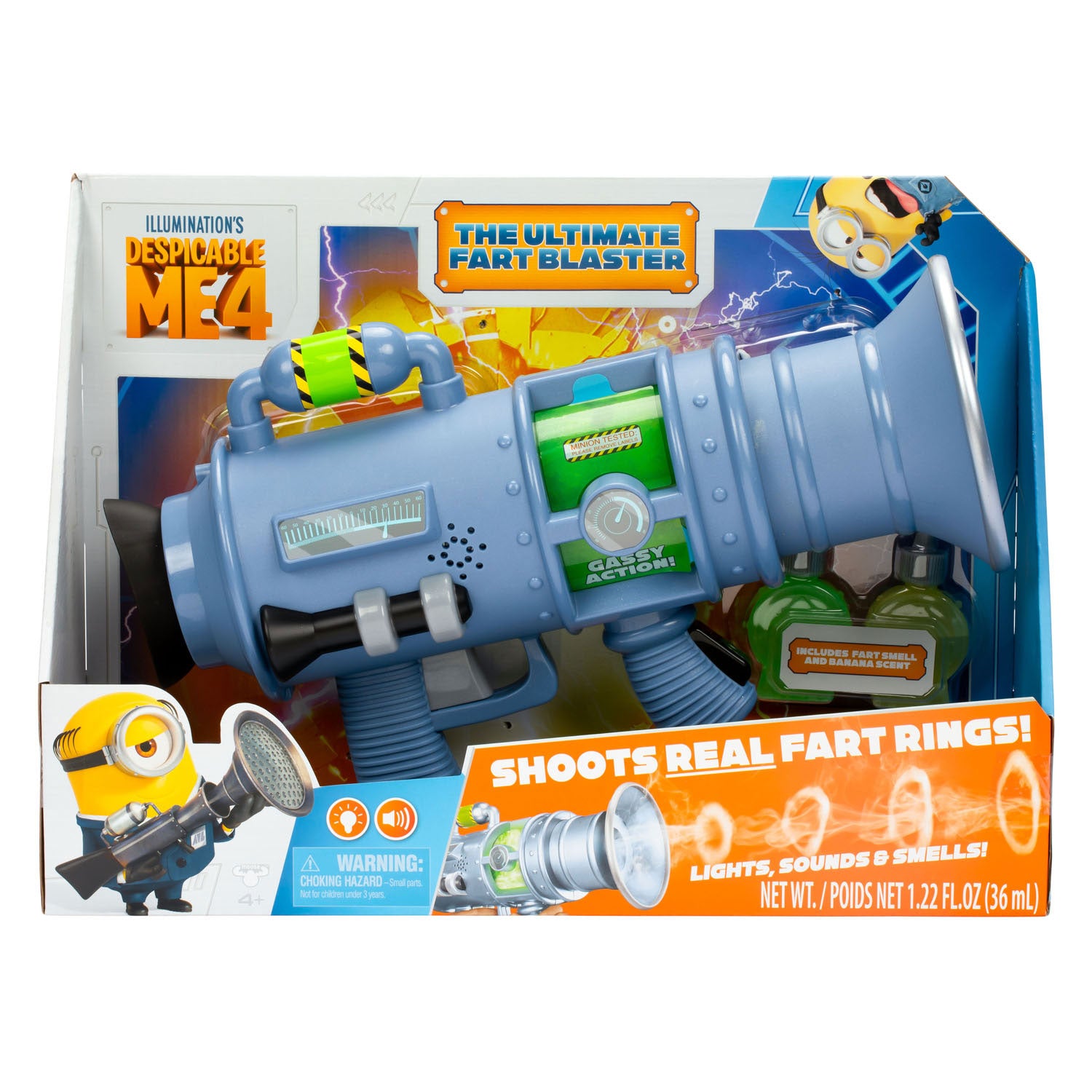 Despicable me 4 - ultieme scheetblaster met licht en geluid