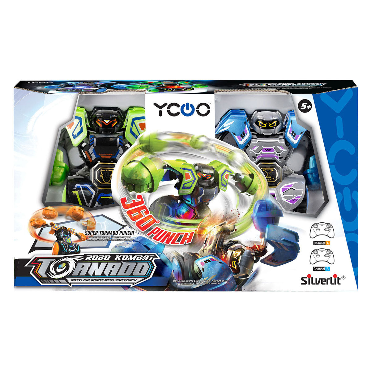 Silverlit robo kombat tornado battle pack bestuurbare robots