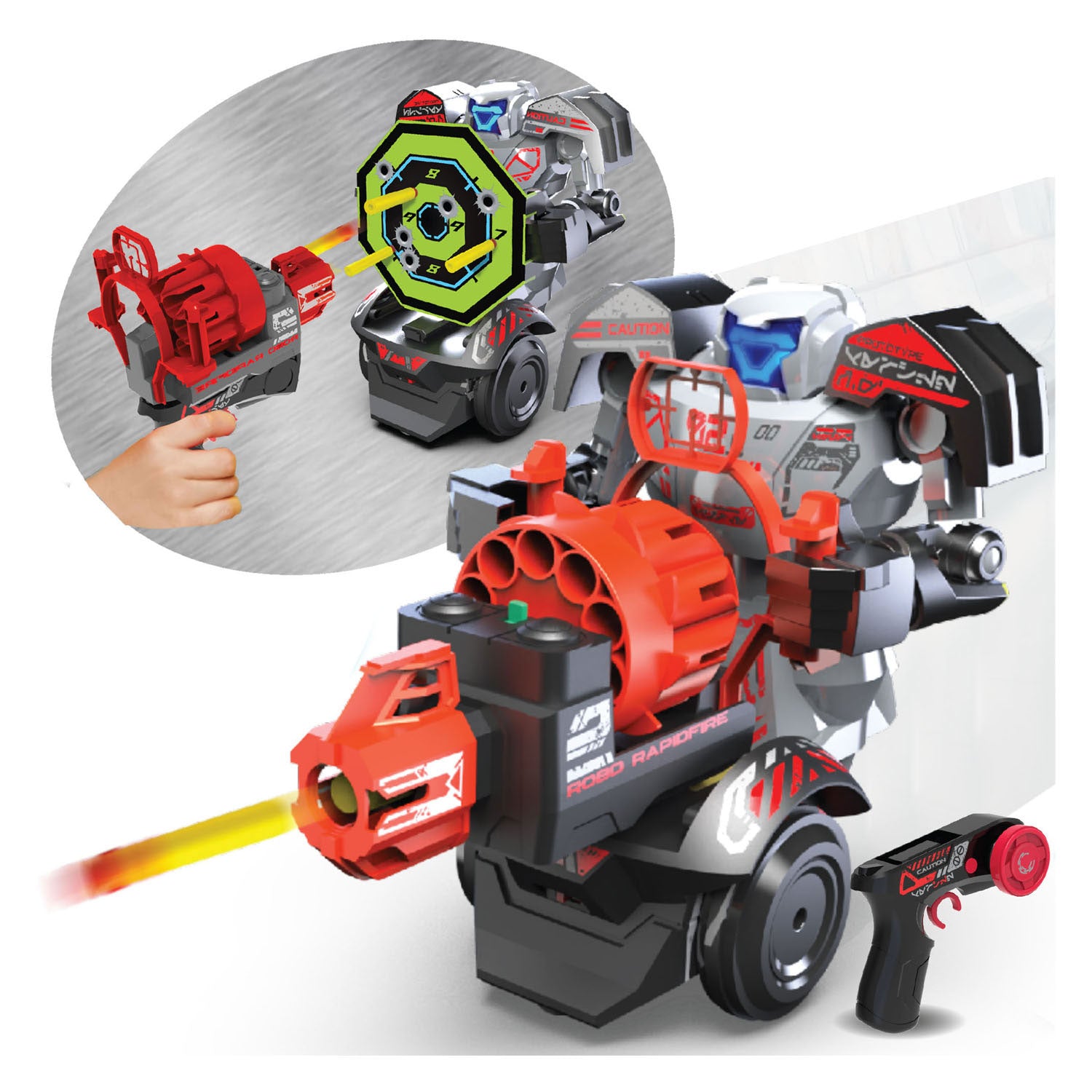 Silverlit robo rapidfire schietde robot