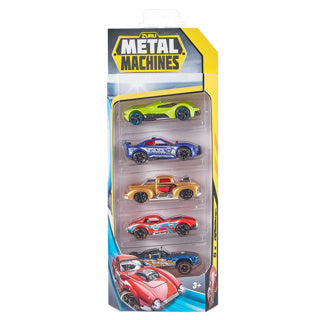 Zuru metalen machines gegoten auto's 5-pack assorti
