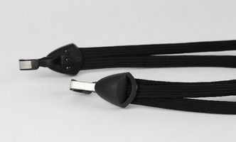 Sangle de Transport Bibia 28 Noir + Crochet Inox