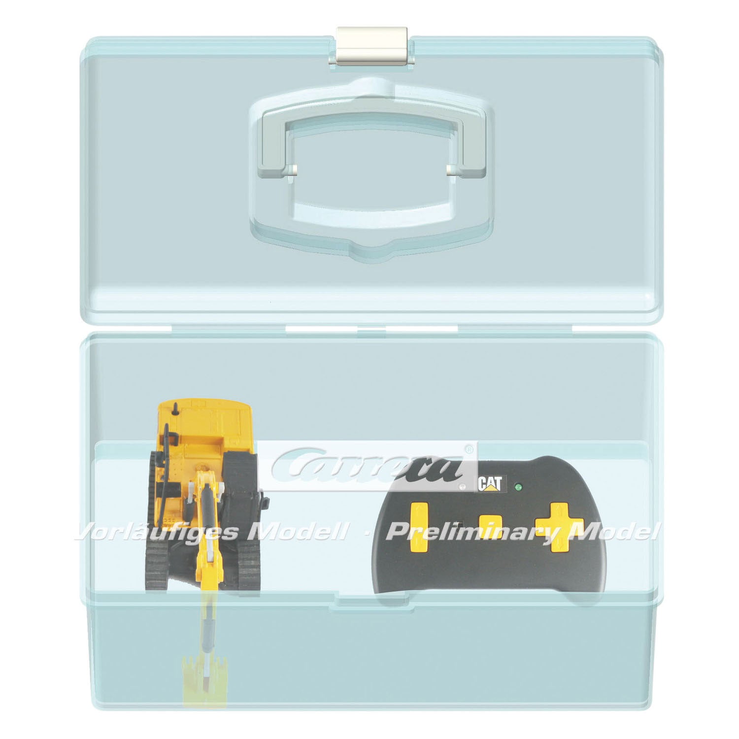 Carrera RC Bestuurbare Auto CAT Mini RC 336 hydraulische graafmachine