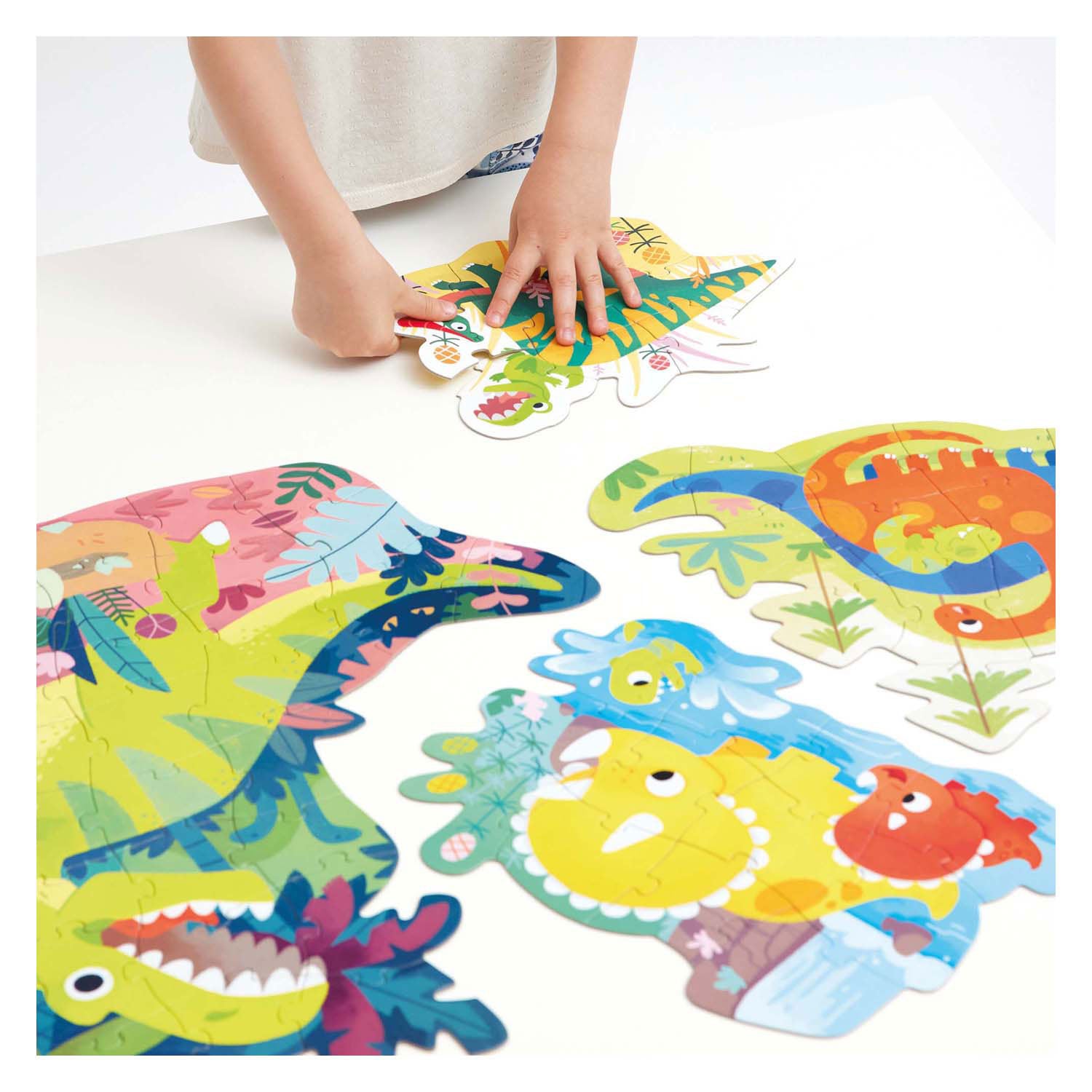 Banana panda puzzel dinosaurus