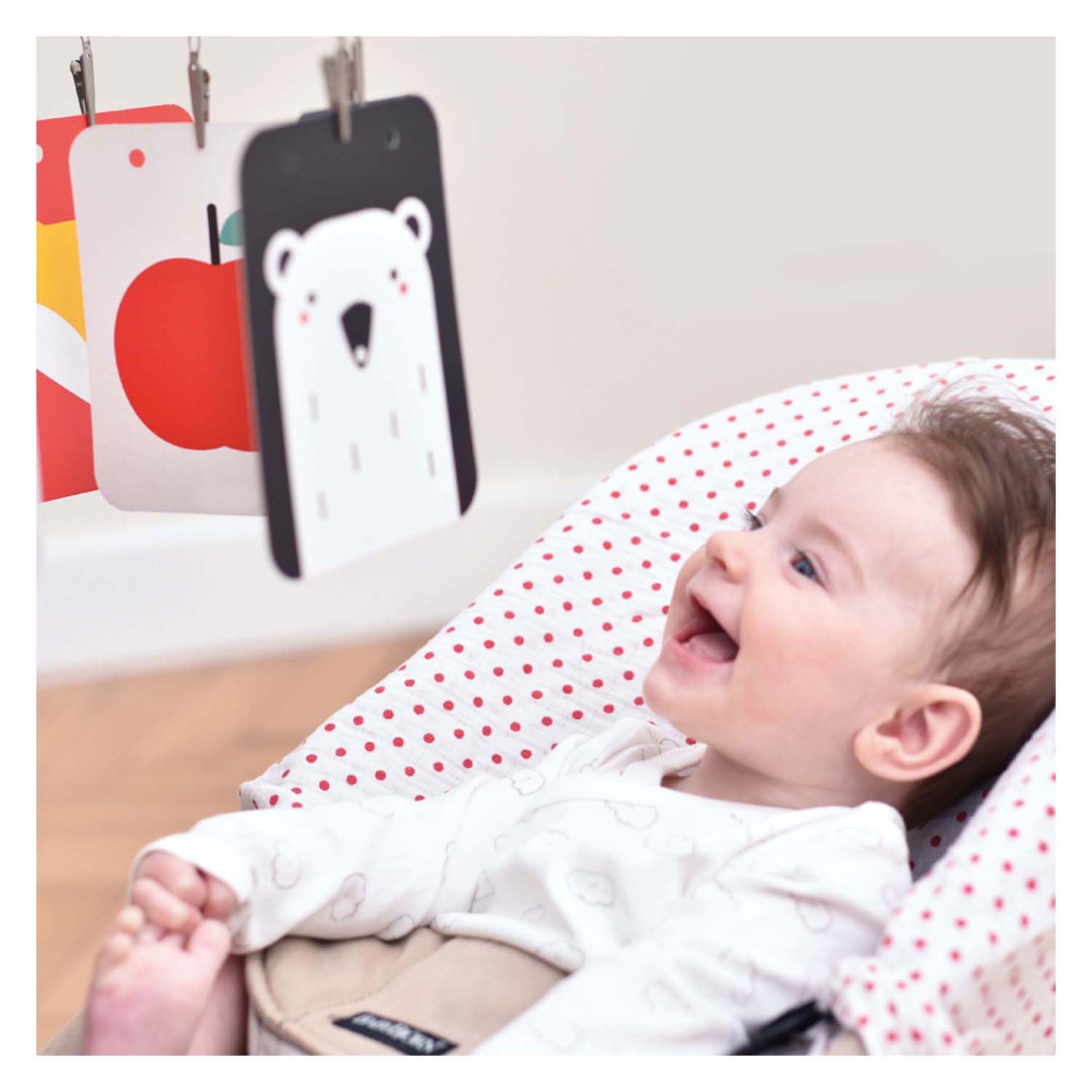 Banana panda - hoog contrast babyset