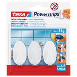 Powerstrips tesa wit 3 stuks