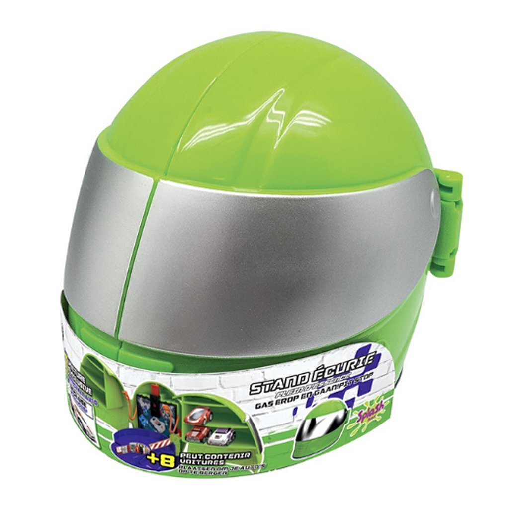 Basis spatspeelgoed micro wielen autowasstraat of pitstop met voertuig