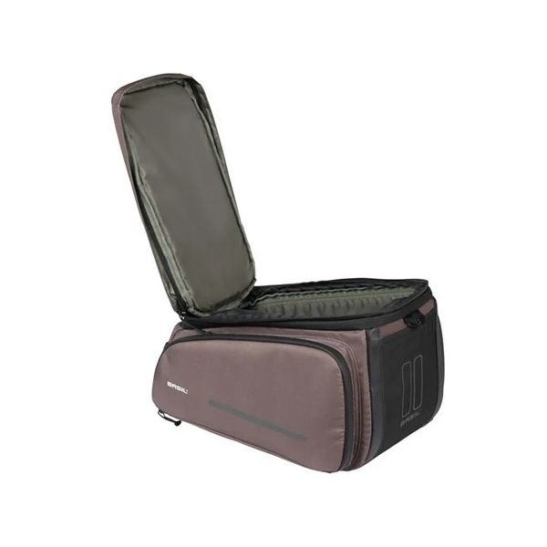 Basil gepäckträgertasche move trunkbag move incl. mik2.0 plate brown
