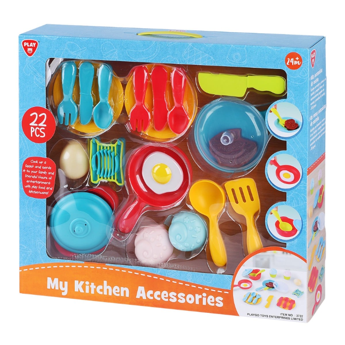 Playgo 22 delige keukenaccessoireset