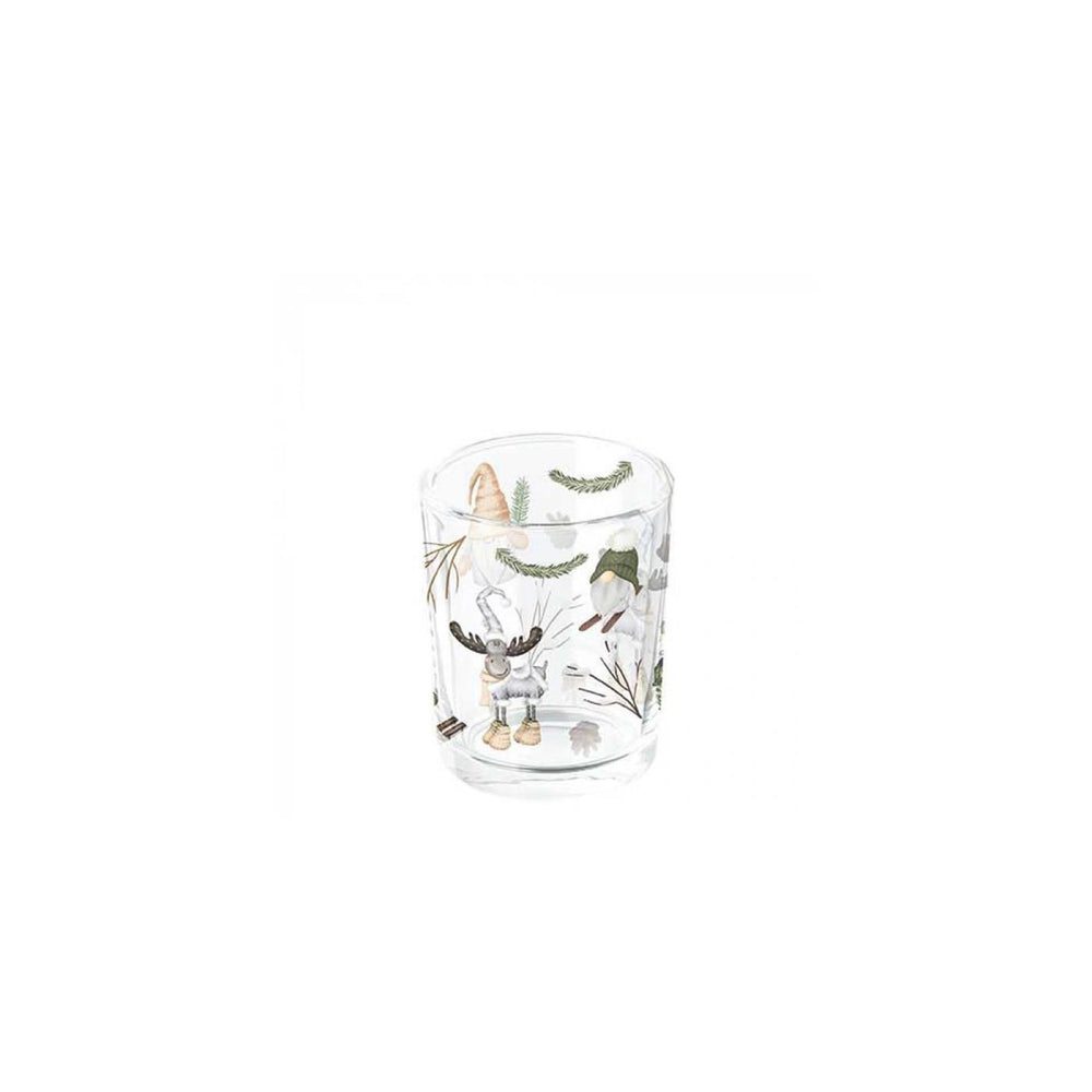 Ambiente theelichthouder forest gnomes white