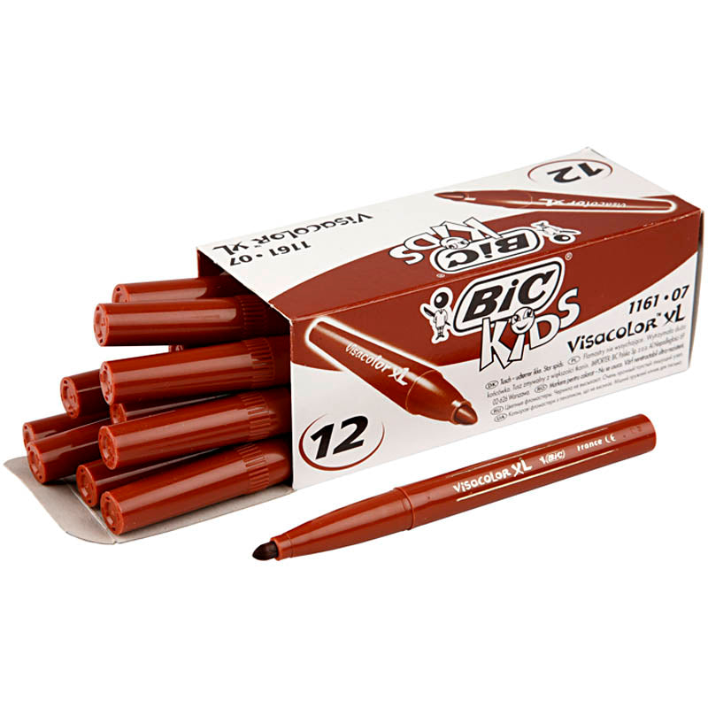 Bic kids visacolor xl roodbruin