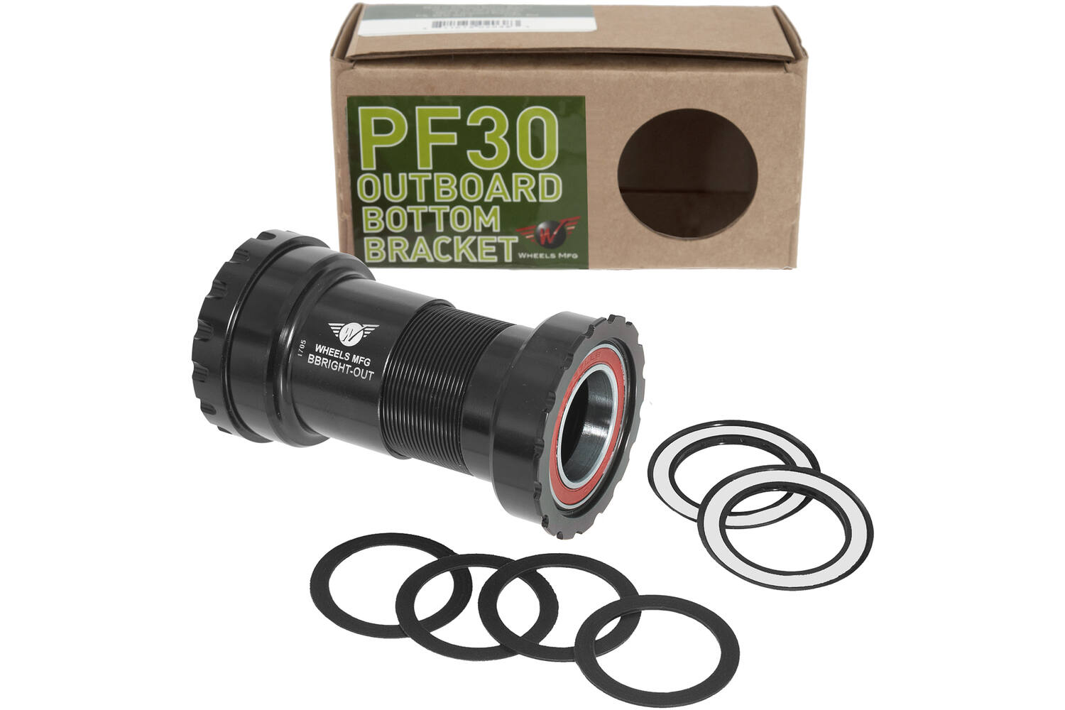 Wielen fabrikant - trapas bbright shimano 24mm acb zwart