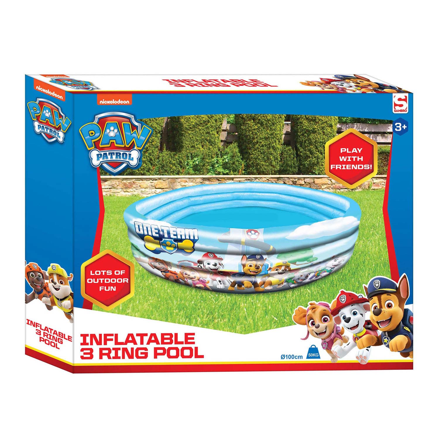 Sambro zwembad 3-rings pootpatrouille, 100cm