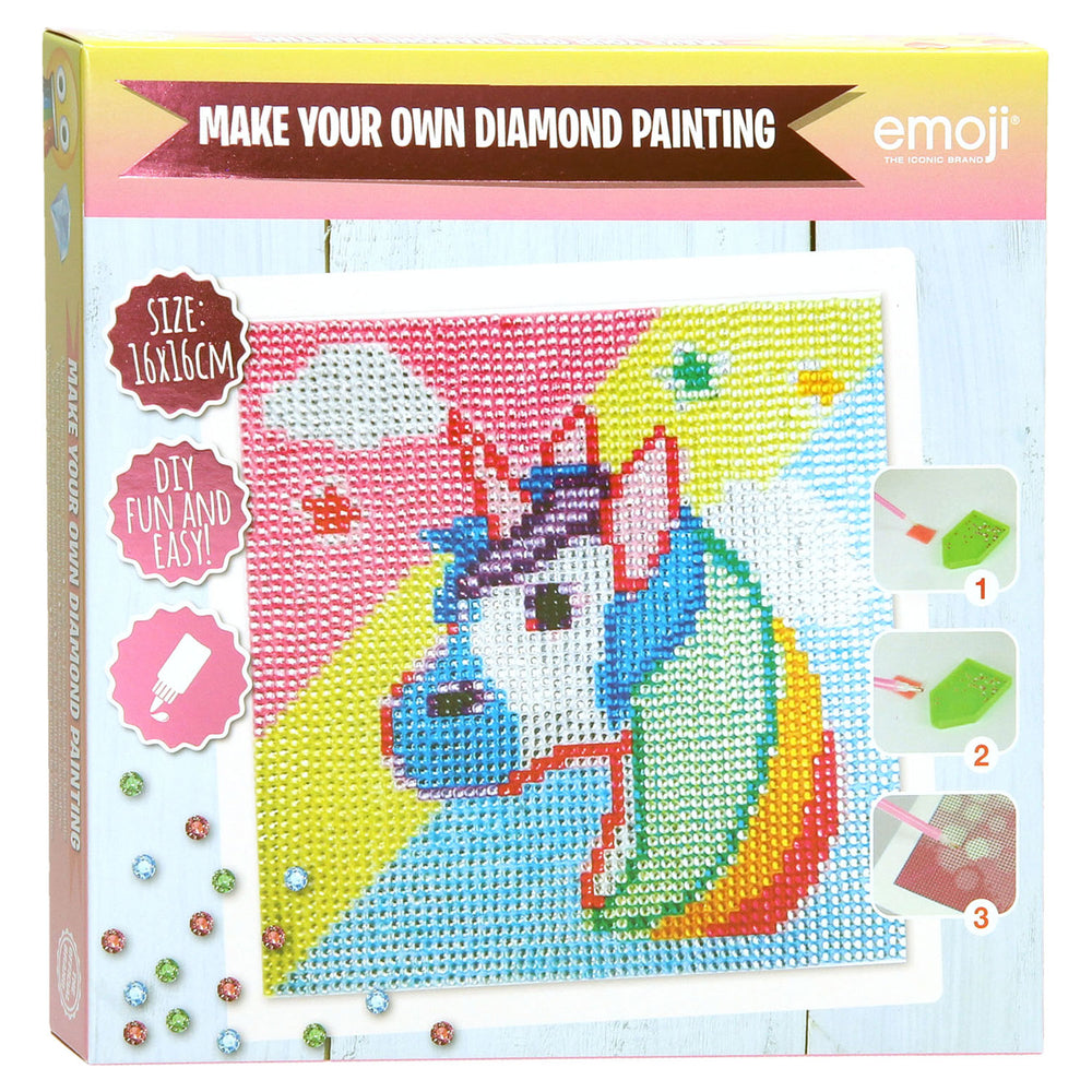 Sambro emoji diamant schilderij - eenhoorn
